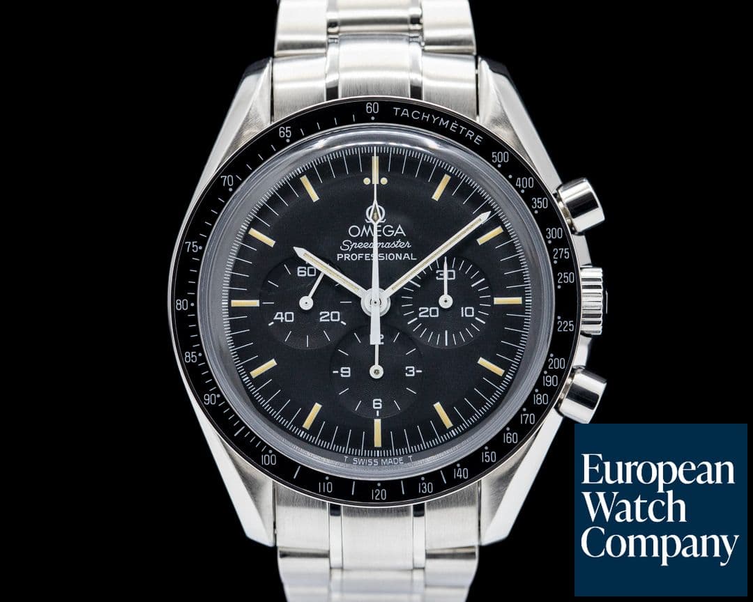 Image of Omega Speedmaster Professional Black Dial SS Hesalite/Sapphire