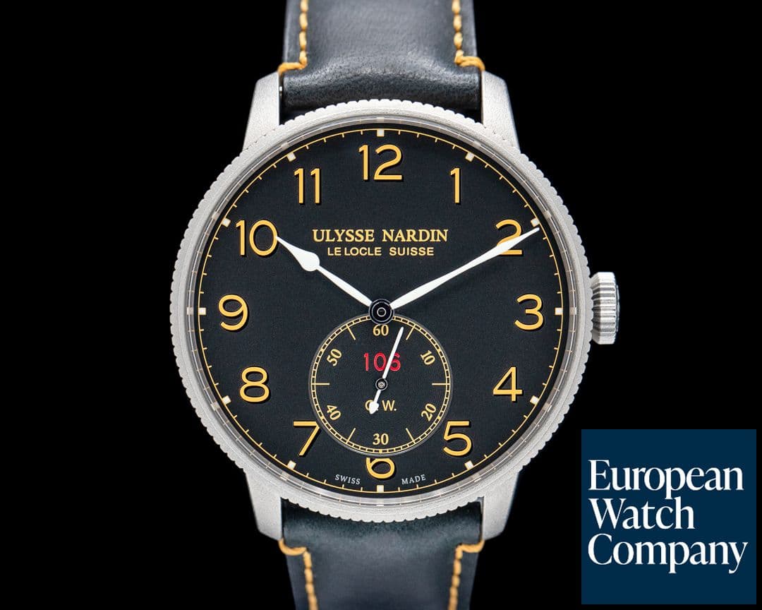 Image of Ulysse Nardin Marine Chronometer Torpilleur 44MM SS Black Dial LIMITED