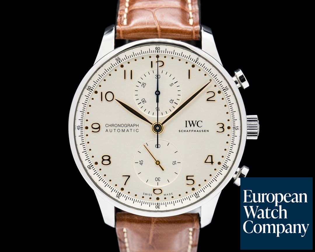 Image of IWC Portugieser Chronograph SS Silver Dial
