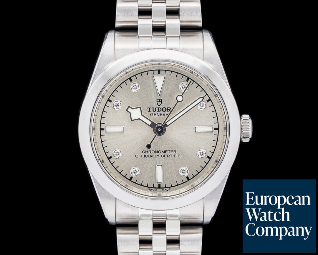 Image of Tudor 79600 Black Bay 31MM SS Silver Diamond Dial