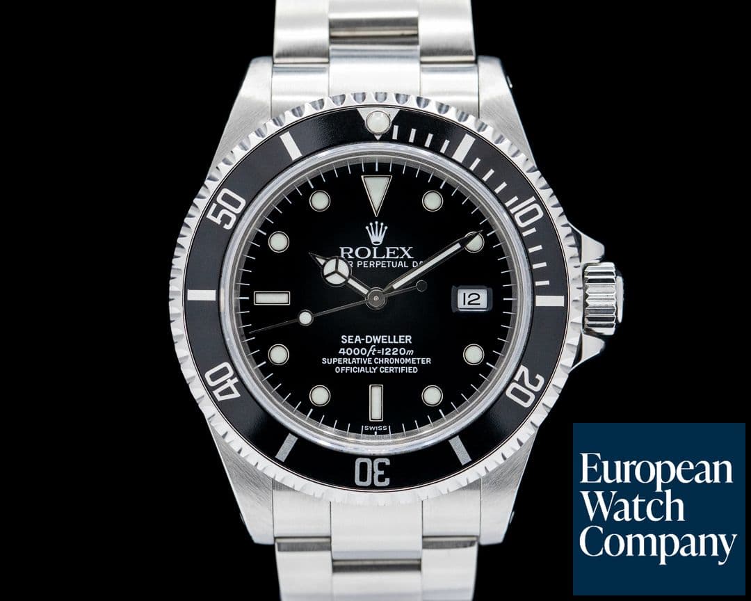 Image of Rolex 16600 Sea Dweller SS Black Dial