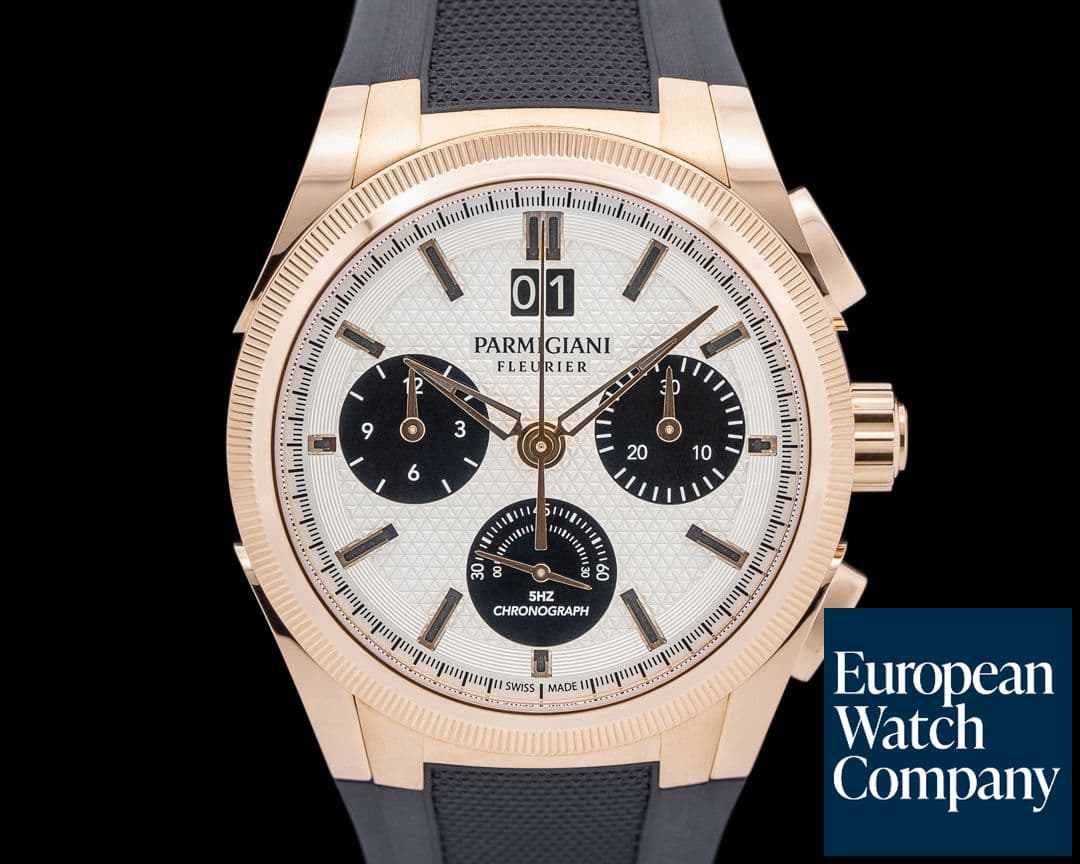 Image of Parmigiani Tonda Tondagraph 18K Rose Gold Silver Dial