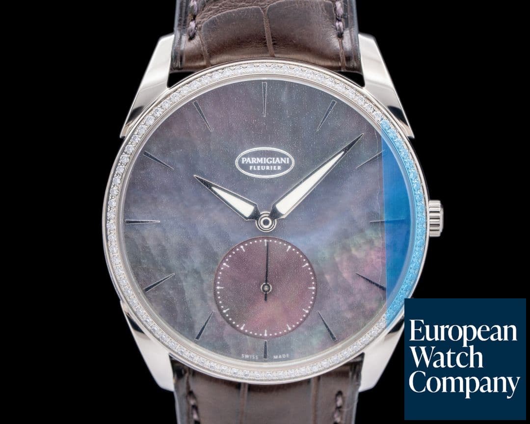 Image of Parmigiani Tonda 1950 Diamond Bezel 18K White Gold MOP Dial UNWORN