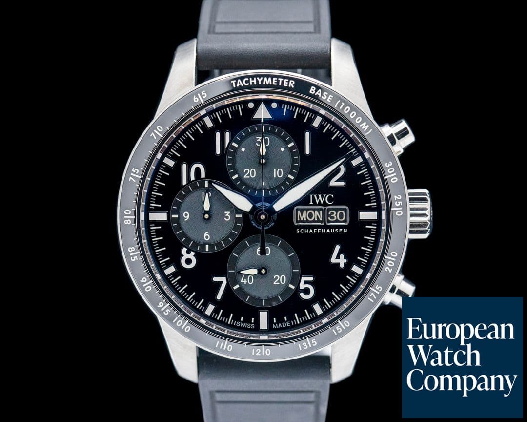 Image of IWC Pilot's Watch Performance Chronograph Titanium Black Dial