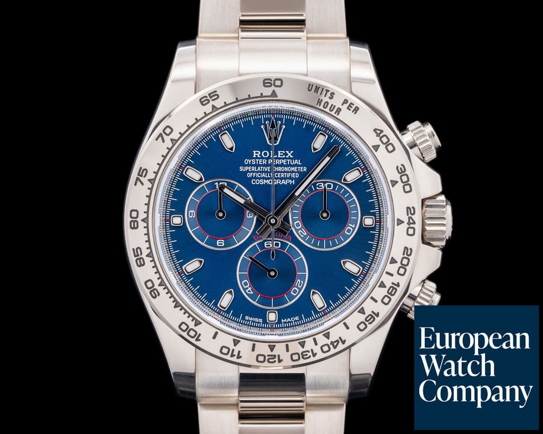 Image of Rolex Daytona 116509 18K White Gold Blue Dial