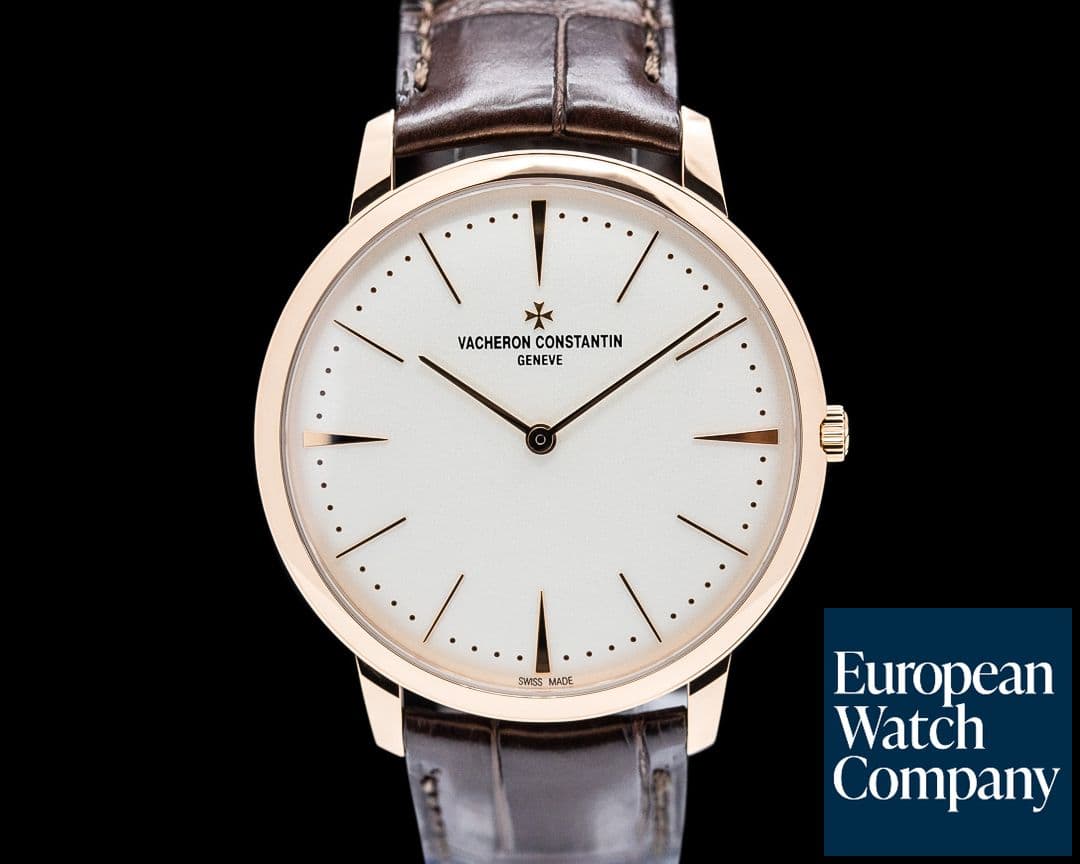 Image of Vacheron Constantin Patrimony Contemporaine 18K Rose Gold Silver Dial