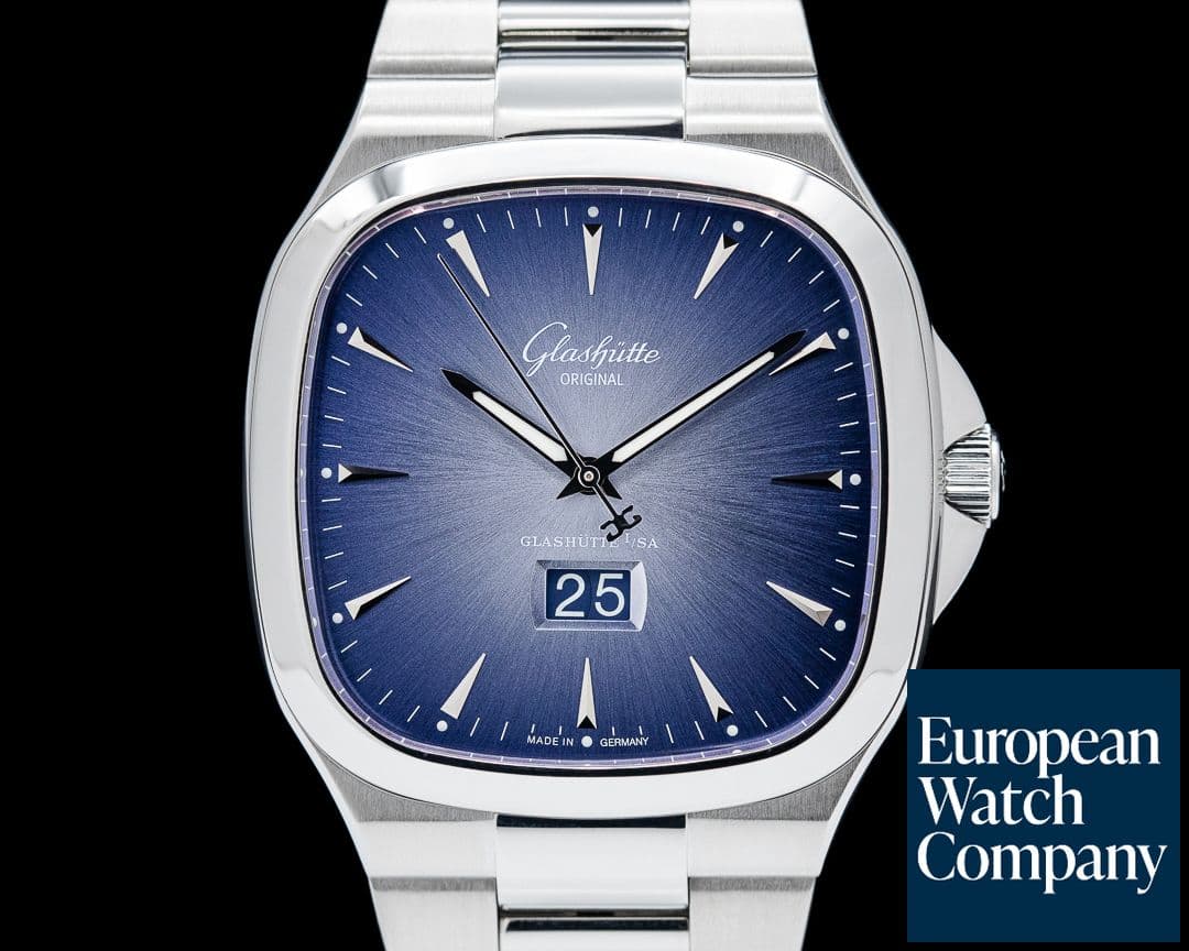Image of Glashutte Original Senator Seventies Panorama Date SS Purple Dial