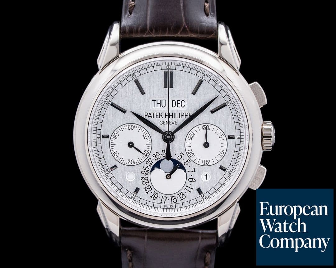 Image of Patek Philippe 5270G Perpetual Calendar Chronograph 18K White Gold Silver Dial