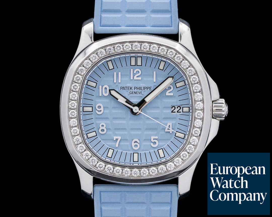 Image of Patek Philippe Aquanaut 5067A Luce Ladies SS Blue Dial Diamond Bezel
