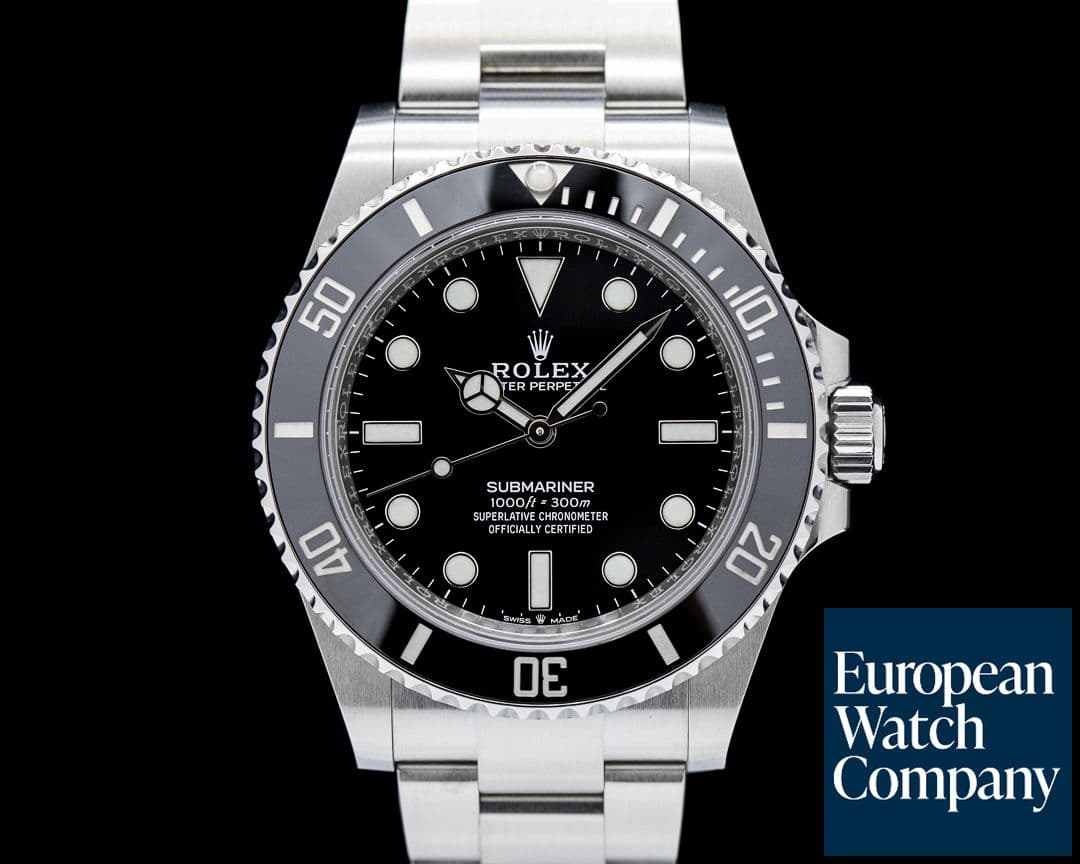 Image of Rolex 124060 Submariner No Date 41 SS Black Dial