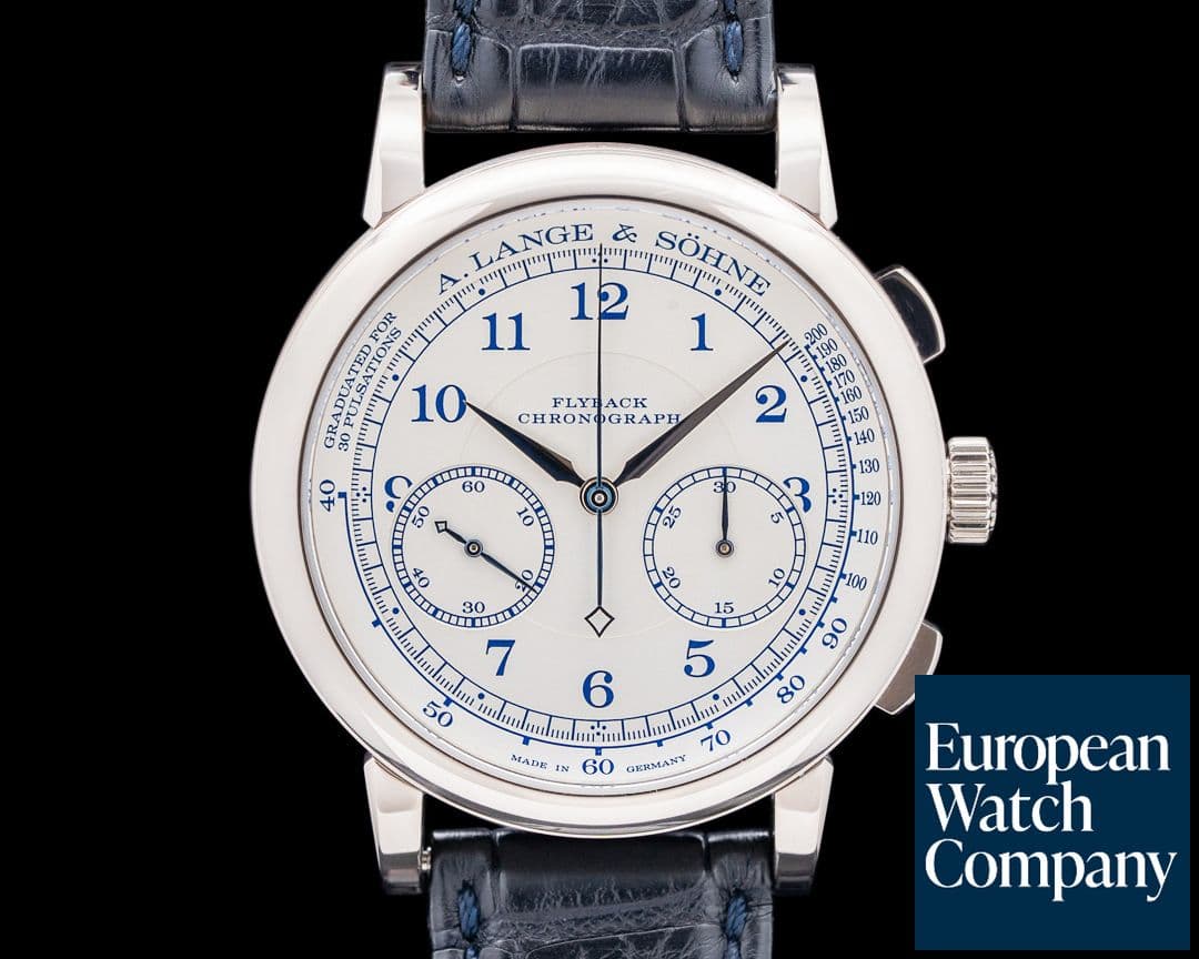 Image of A. Lange and Sohne 414.026 1815 Chronograph 18K White Gold Boutique Edition