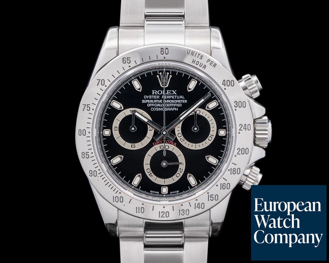 Image of Rolex 116520 Daytona SS Black Dial