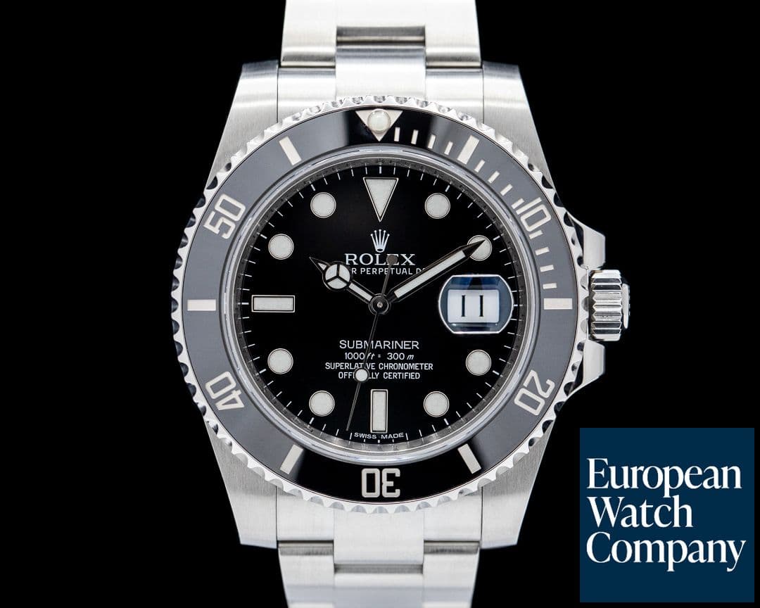 Image of Rolex 116610LN Submariner Ceramic SS Black Dial