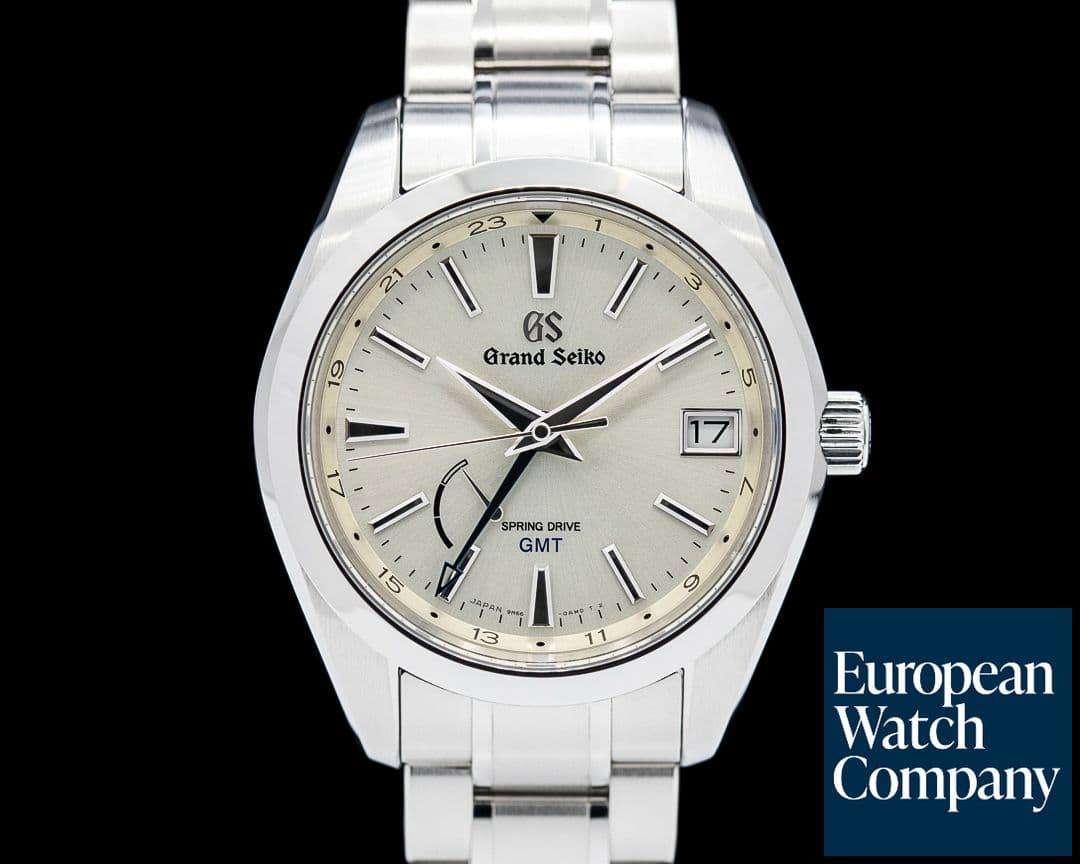 Image of Grand Seiko Heritage Collection Spring Drive GMT SS Silver Dial