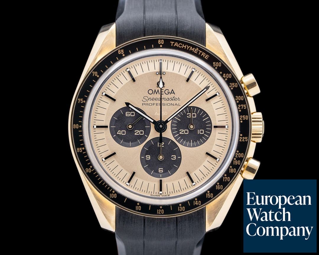 Image of Omega Speedmaster Moonwatch Professional 18K Moonshine Gold