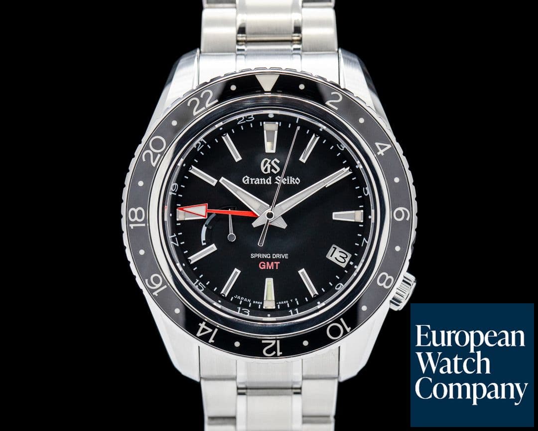 Image of Grand Seiko Sport Collection Spring Drive GMT SS Black Dial