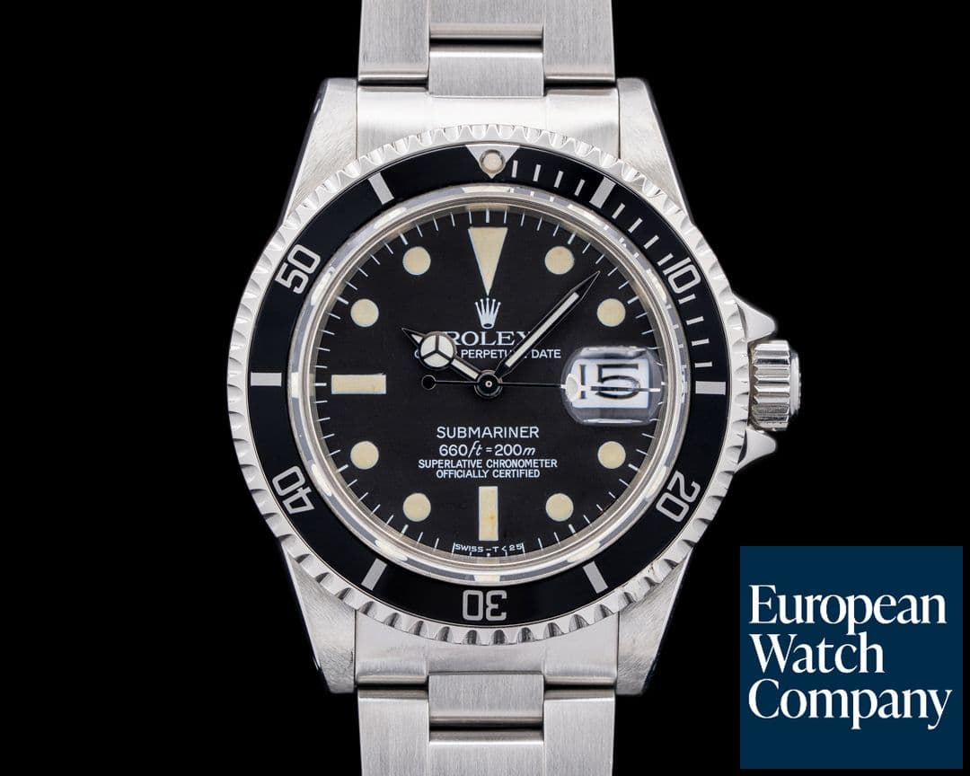 Image of Rolex 1680 Submariner SS Black Dial C. 1978