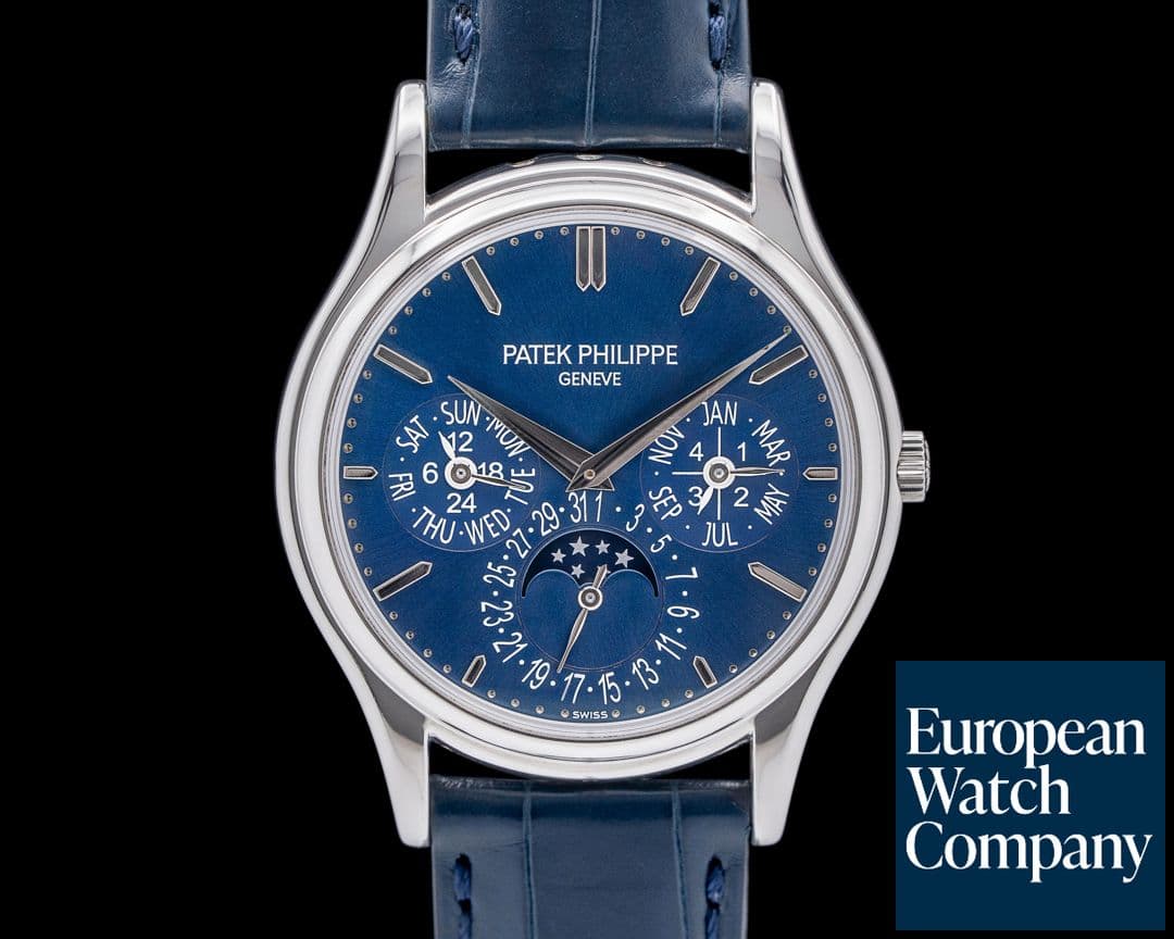 Image of Patek Philippe 5140P Perpetual Calendar Platinum Blue Dial