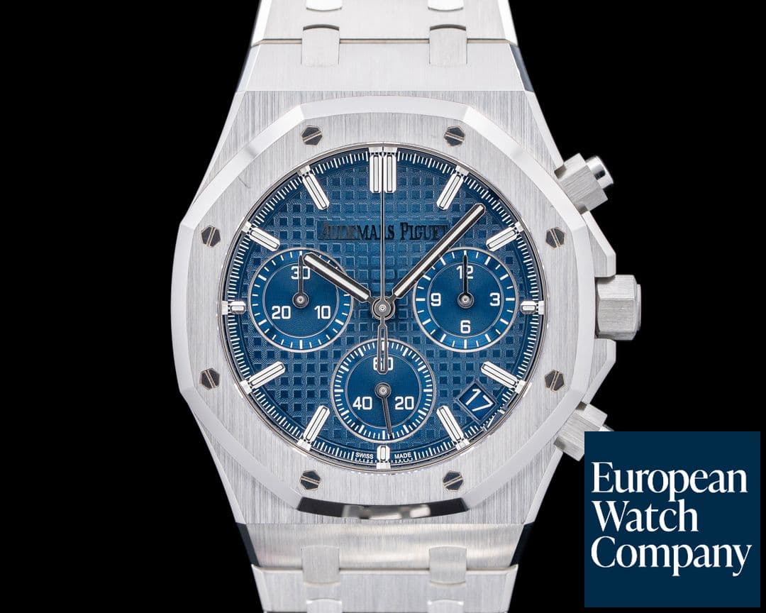 Image of Audemars Piguet 26240ST Royal Oak Chronograph 41MM SS Blue Dial