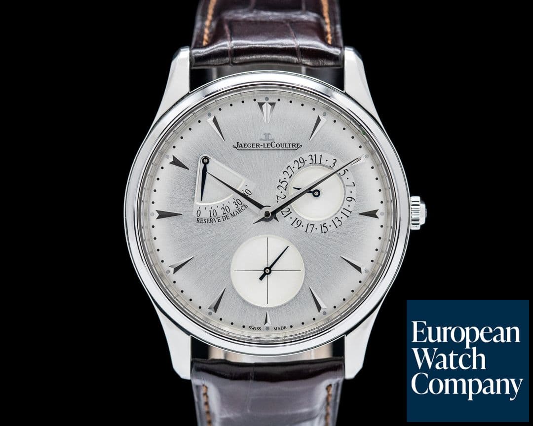 Image of Jaeger LeCoultre Master Reserve de Marche SS Silver Dial