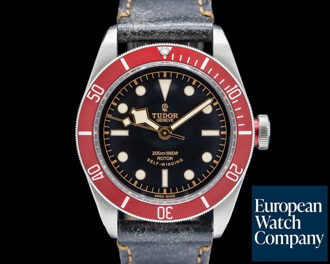Image of Tudor Heritage Black Bay Red SS Black Dial