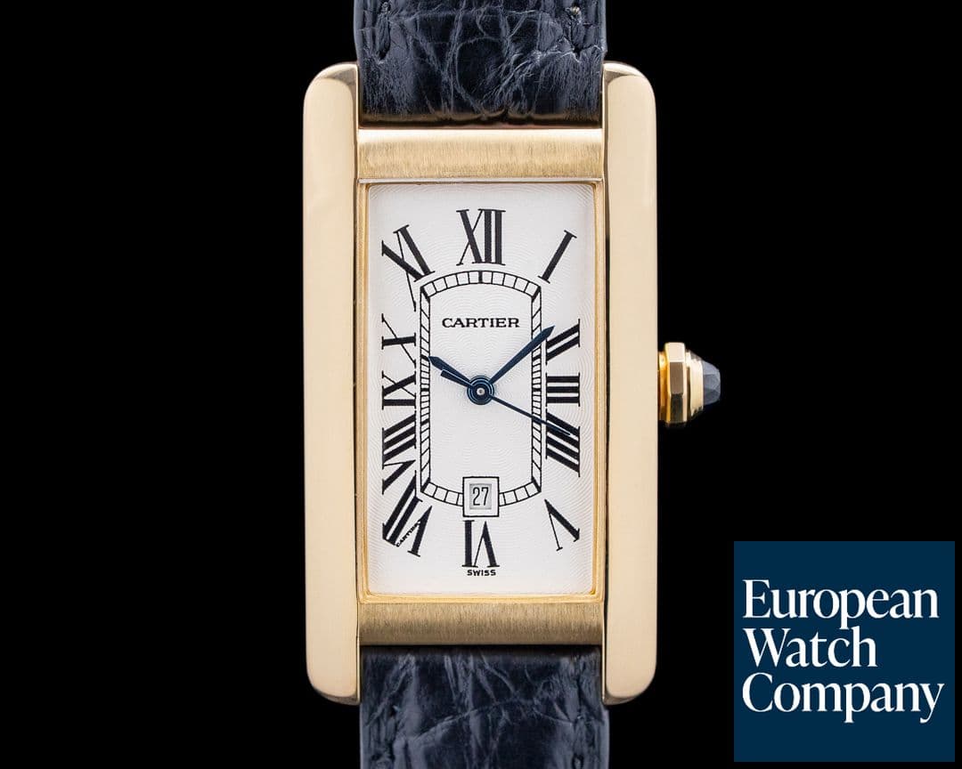 Image of Cartier Tank Americaine Medium Automatic 18K Yellow Gold