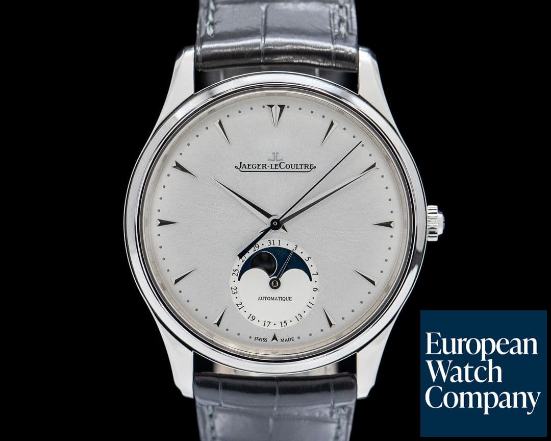Image of Jaeger LeCoultre Master Ultra Thin Moon SS Silver Dial