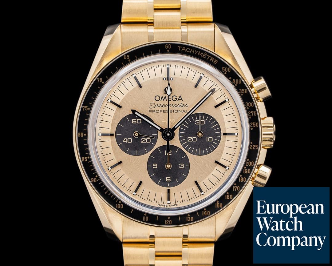 Image of Omega Speedmaster Moonwatch Professional 18K Moonshine Gold