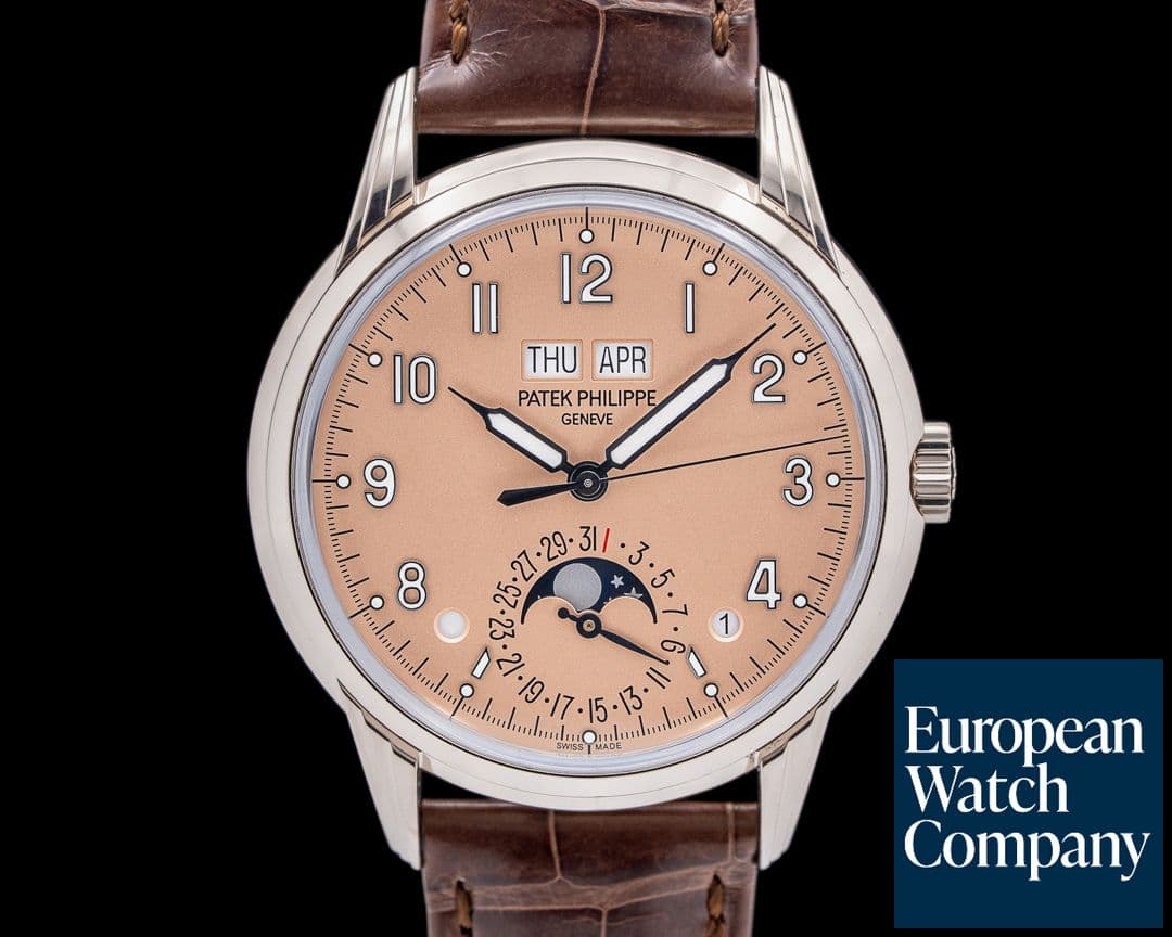 Image of Patek Philippe Perpetual Calendar Grand Complication 18K WG Salmon Dial