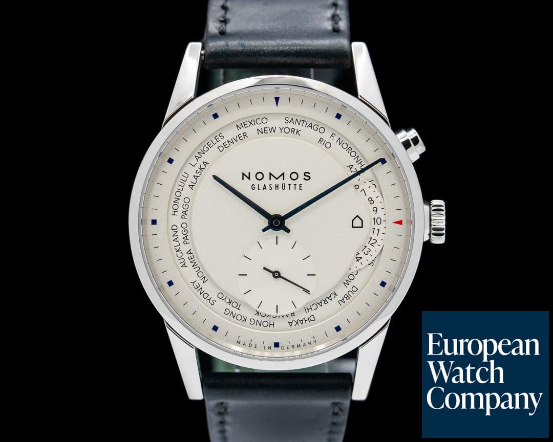 Image of Nomos Zurich Weltzeit World Timer SS Silver Dial 2025