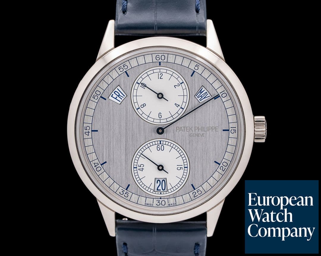Image of Patek Philippe Annual Calendar Regulator 18K White Gold Silver Dial