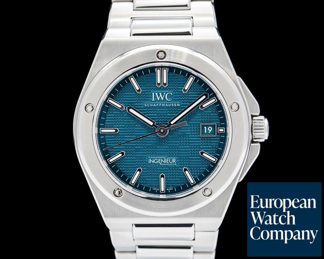 Image of IWC Ingenieur SS Aqua Blue Dial