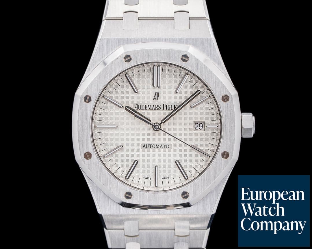 Image of Audemars Piguet 15400ST Royal Oak SS Silver Dial