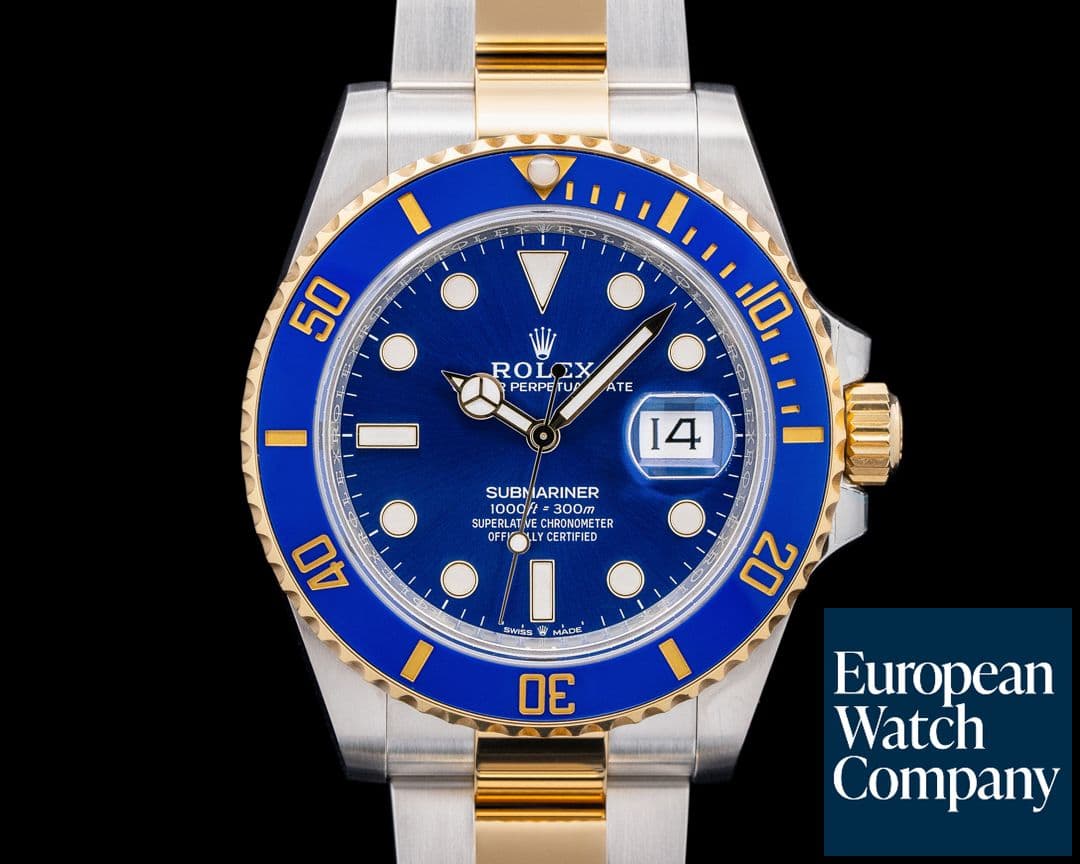 Image of Rolex Submariner 126613LB 18K Yellow Gold/SS Blue Dial 2025 FULL SET