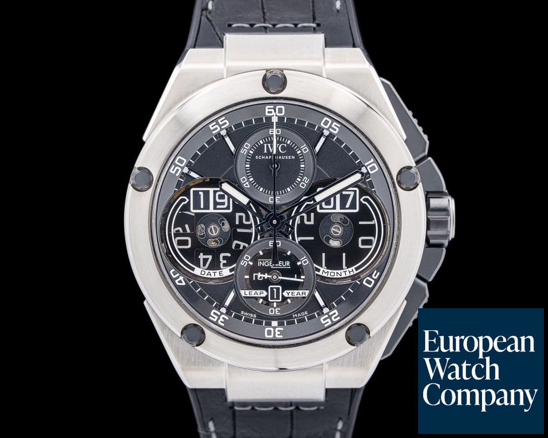 Image of IWC Ingenieur Perpetual Calendar Digital Date-Month Titanium Black Dial