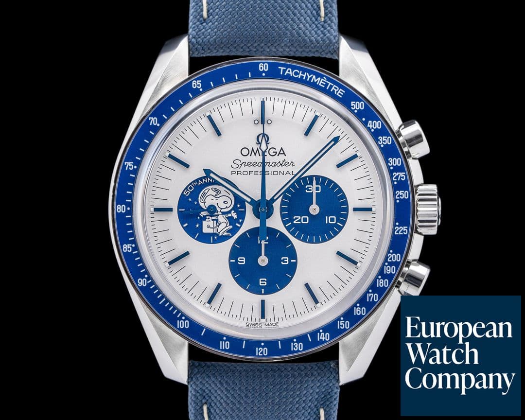 Image of Omega Speedmaster Silver Snoopy Award 50th Anniversary Silver Dial
