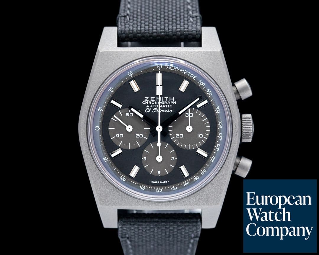 Image of Zenith Chronomaster Revival Shadow Black Dial Titanium Black Dial 2024