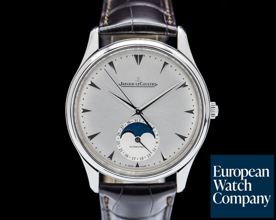 Image of Jaeger LeCoultre Master Ultra Thin Moon SS Silver Dial