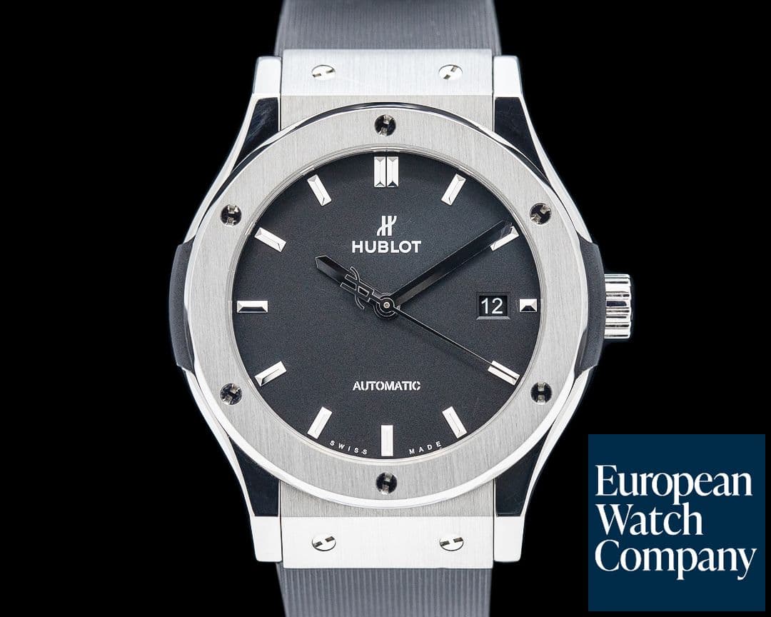 Image of Hublot Classic Fusion Titanium Black Dial