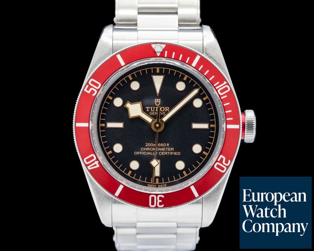 Image of Tudor Heritage Black Bay Red SS Black Dial