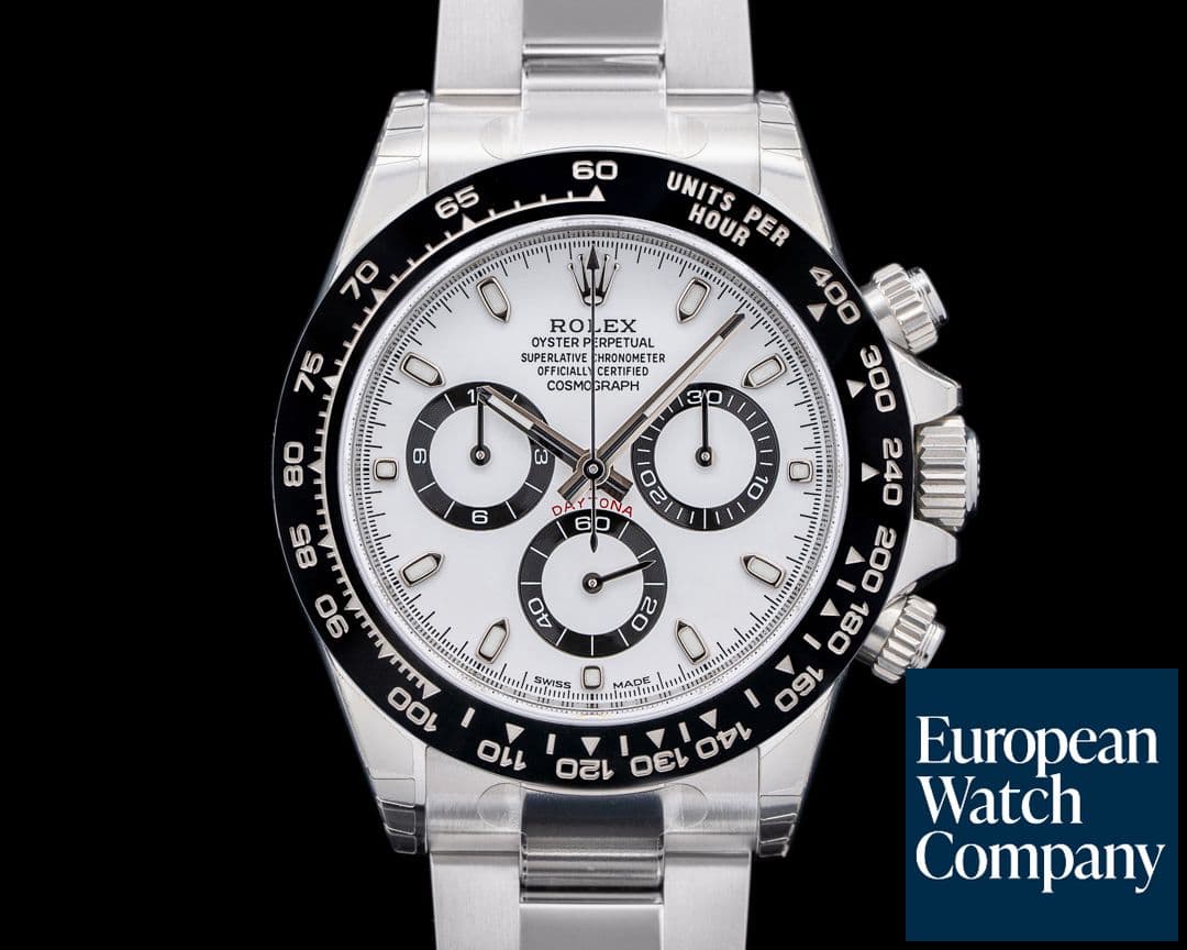 Image of Rolex Daytona 116500 Ceramic Bezel "Panda" SS White Dial UNWORN