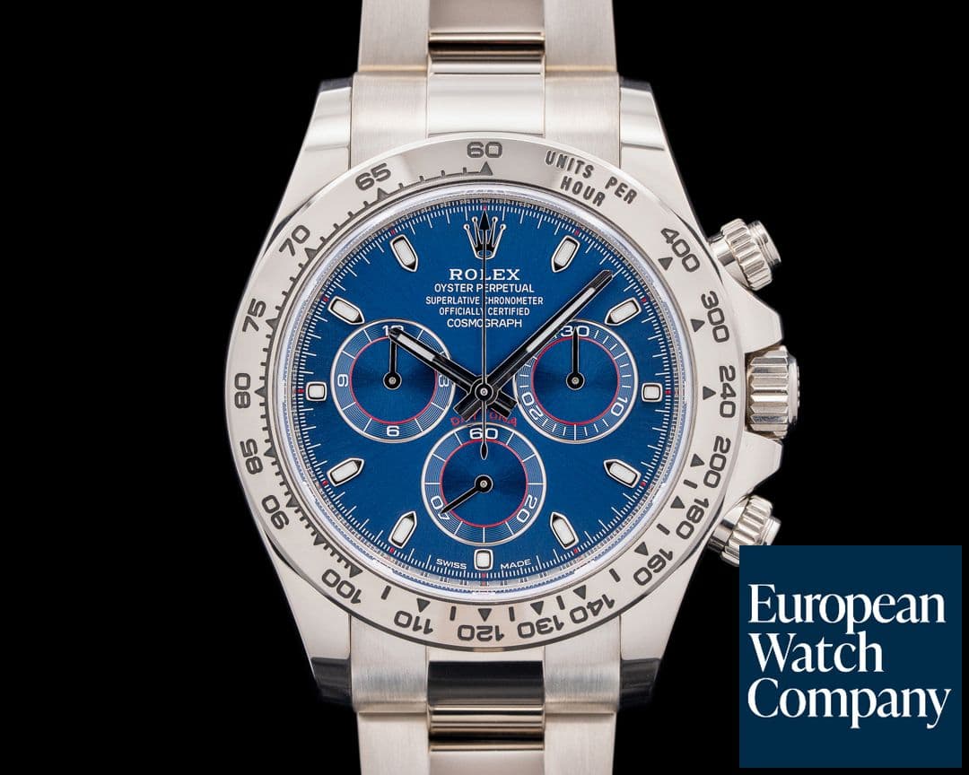 Image of Rolex Daytona 116509 18K White Gold Blue Dial