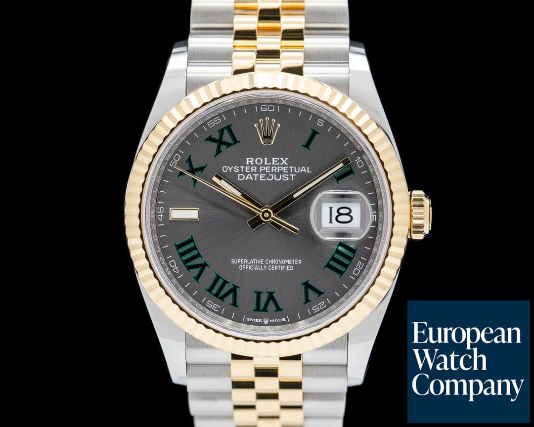 Image of Rolex 126333 Datejust 18K YG / SS Wimbledon Dial 2025