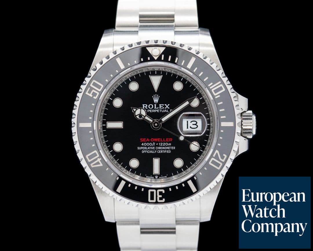 Image of Rolex Sea Dweller RED 43MM 50th Anniversary SS Black Dial