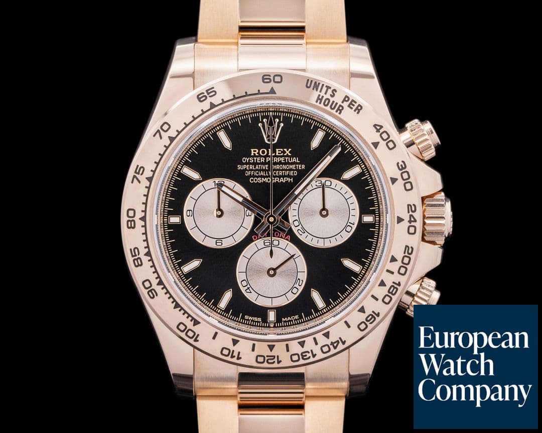 Image of Rolex Daytona 126505 18K Everose Gold / Black Dial 2024 FULL SET