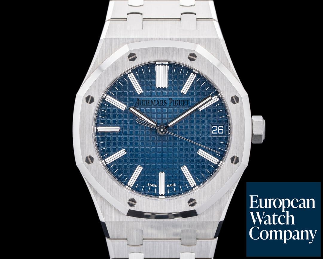Image of Audemars Piguet 15510ST Royal Oak SS Blue Dial