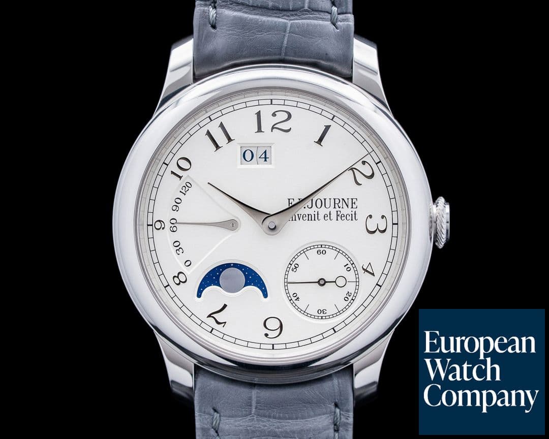 Image of F. P. Journe Octa Automatique Lune 40MM Platinum Silver Dial