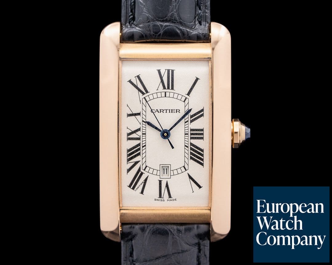 Image of Cartier Tank Americaine Medium 18K Rose Gold