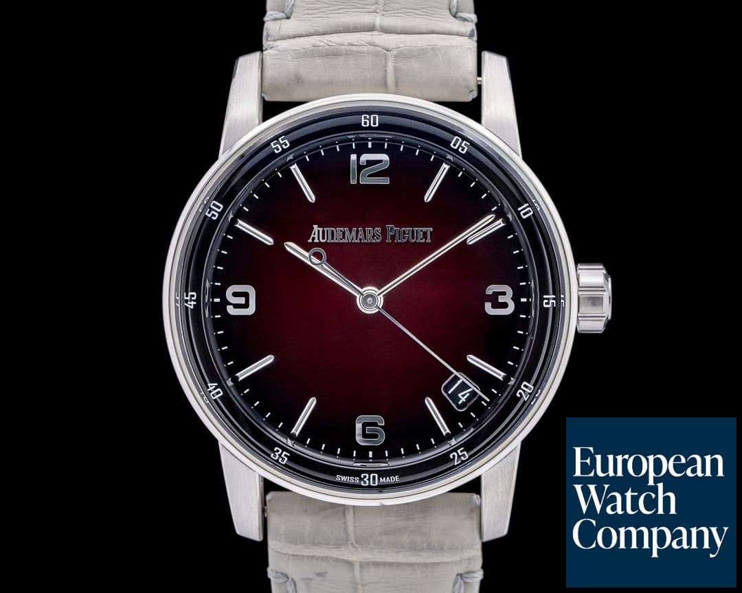 Image of Audemars Piguet Code 11:59 Automatic 18k White Gold Burgundy Dial