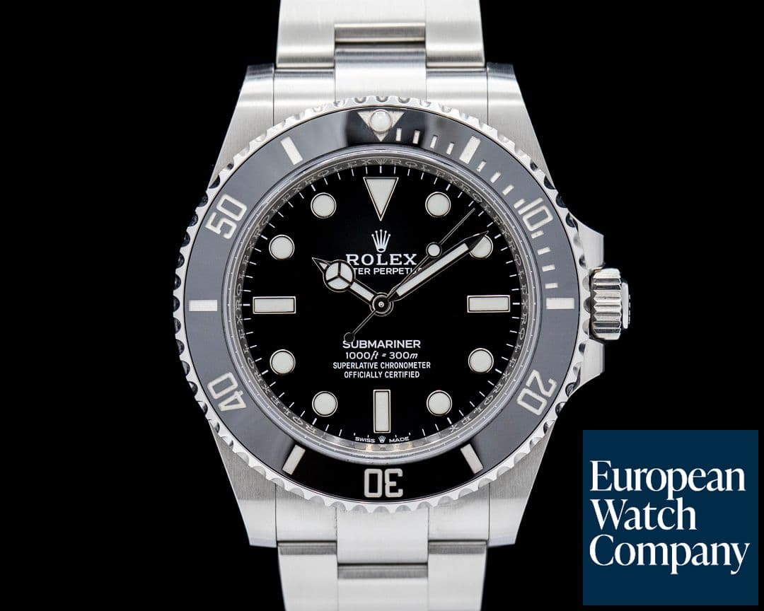 Image of Rolex 124060 Submariner No Date 41 SS Black Dial